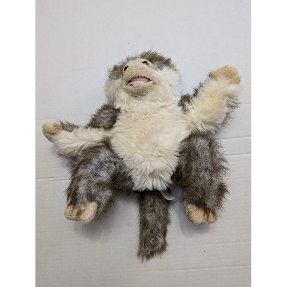 Monkey Puppet Toys‎ R Us x Animal Alley exclusive stuffed toy brown silver 14"